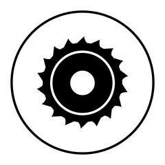 Circular Saw vector icon. Can be used for Home Improvements iconset.