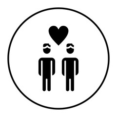 Friends vector icon. Can be used for Vacation Planning iconset.