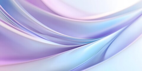 Smooth Flowing Lines in Purple and Blue