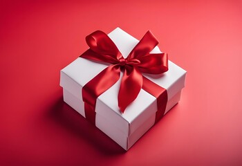 Fototapeta premium red gift box