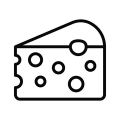 Tasty cheese icon, perfect for food, dairy, and snack