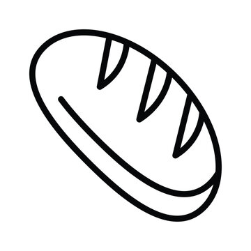 recommend clip art: Whole and unsliced icon of bread