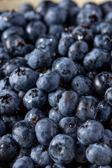 Fresh blueberry background. Blueberry Texture Close Blueberry Antioxidant Organic Superpeed Bowl Concept Healthy Nutrition
