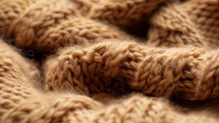 Close-up of woolen knit texture background