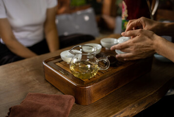 A tea ceremony