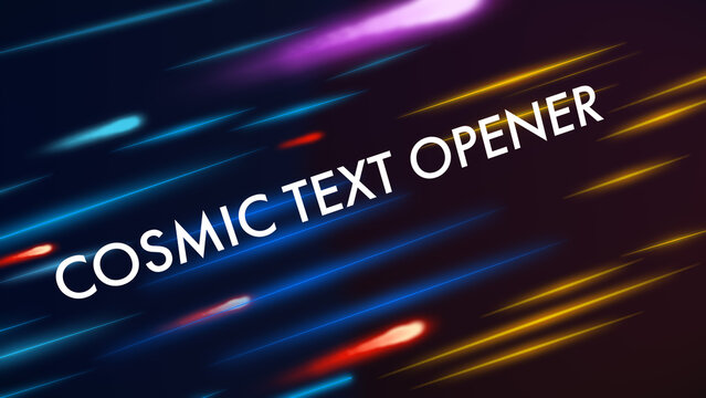 Cosmic Text Opener