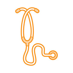Obraz premium Stethoscope icon template