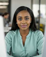 flexible working hours, pride and team spirit, upcoming legal advisor organization, natural light, green white teal, inspiring person portrait