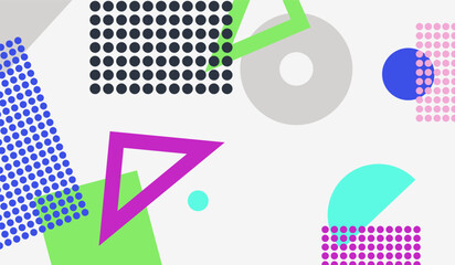 Abstract geometric background vector template