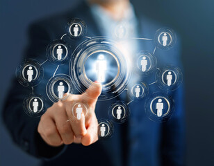 Visual Representation of Referral Marketing Concept