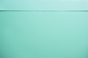 Fototapeta premium Mint Texture. Blank Template with Green Paper Texture for Horizontal Copy Space