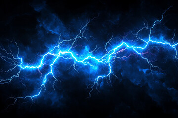 lightning in the sky