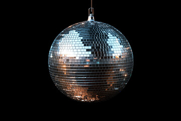 silver disco ball