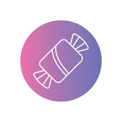 Candy vector icon stock illustration