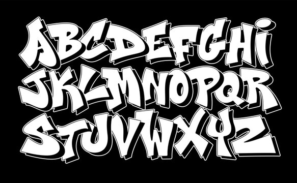 Graffiti Font Alphabet Images – Browse 73,277 Stock Photos