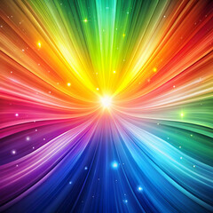 Fototapeta premium Smoth rainbow glow abstract background