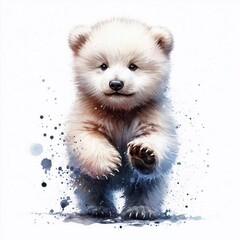Fototapeta premium kleiner Eisbär