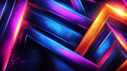 A vibrant abstract design with dynamic lines and glowing colors for digital art or backgrounds.