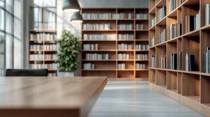 A Serene Haven: Embrace the Tranquility of a Well-Organized Bookstore Surrounded by Nature