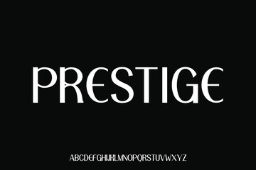 Display alphabet font vector design suitable for headline, poster, logo and many more