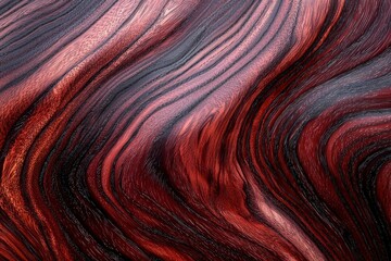 Obraz premium Abstract Swirling Pattern of Red and Black