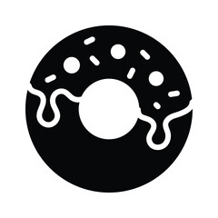 A sweet donut icon, perfect for bakeries and dessert spots