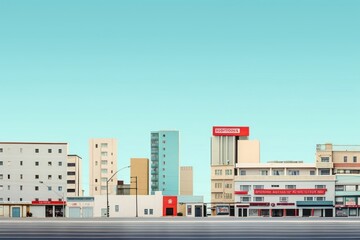 Obraz premium City buildings city architecture cityscape.