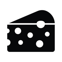Tasty cheese icon, perfect for food, dairy, and snack