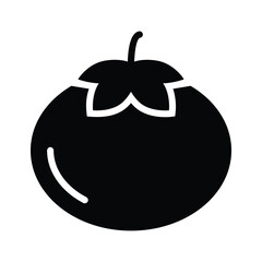 Fresh tomato icon perfect for salads, cooking and healthy dishes