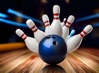 Bowling AI photo.