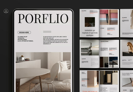 Simple Portfolio Brochure Template
