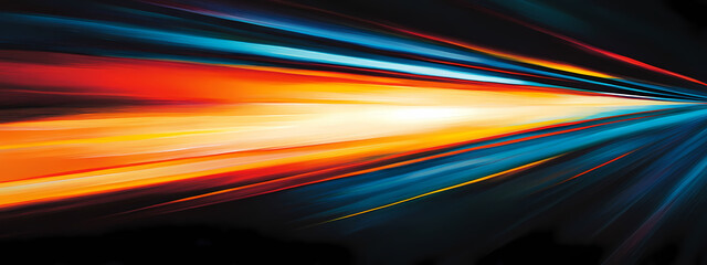 High-Speed Gradient Light Beams