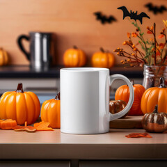 halloween mug mockup