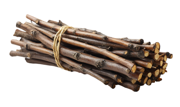 a bundle of sticks tied together


