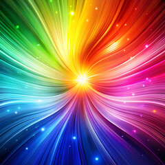 Fototapeta premium Smoth rainbow glow abstract background