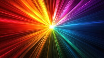 Obraz premium Abstract colorful radial burst background.