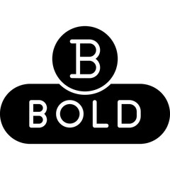 Bold Button Icon