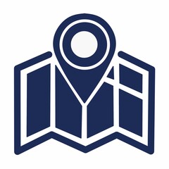 map pointer with compass