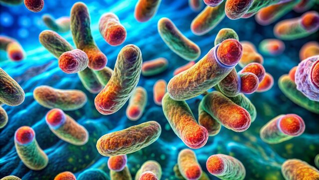 A photomicrograph of a Gram-negative diplococcus bacterium causing meningitis, with a high-quality and clear representation of the organism's morphology