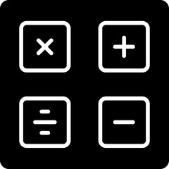 Fototapeta premium Math Symbols Icon