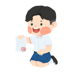 Kid got an A on my exam