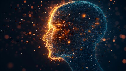 Futuristic Technology: Abstract Digital Interfaces, Data Networks, and AI Conceptual Art