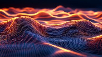 Futuristic Technology: Abstract Digital Interfaces, Data Networks, and AI Conceptual Art