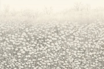 White clean colors flower sketch backgrounds.