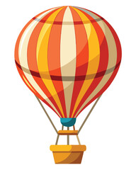 Hot air balloon vector illustration