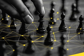 Strategic Chess Move with Network Connections