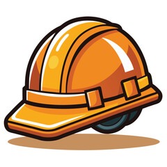 Safety helmet vector illustration