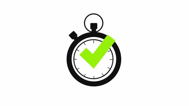 Set of Time icon illustration - Clock symbol collection vector