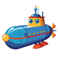 Submarine vector illustration