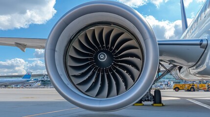Passenger Aircraft Engine: A Detailed View of Aviation Technology for Transportation Enthusiasts